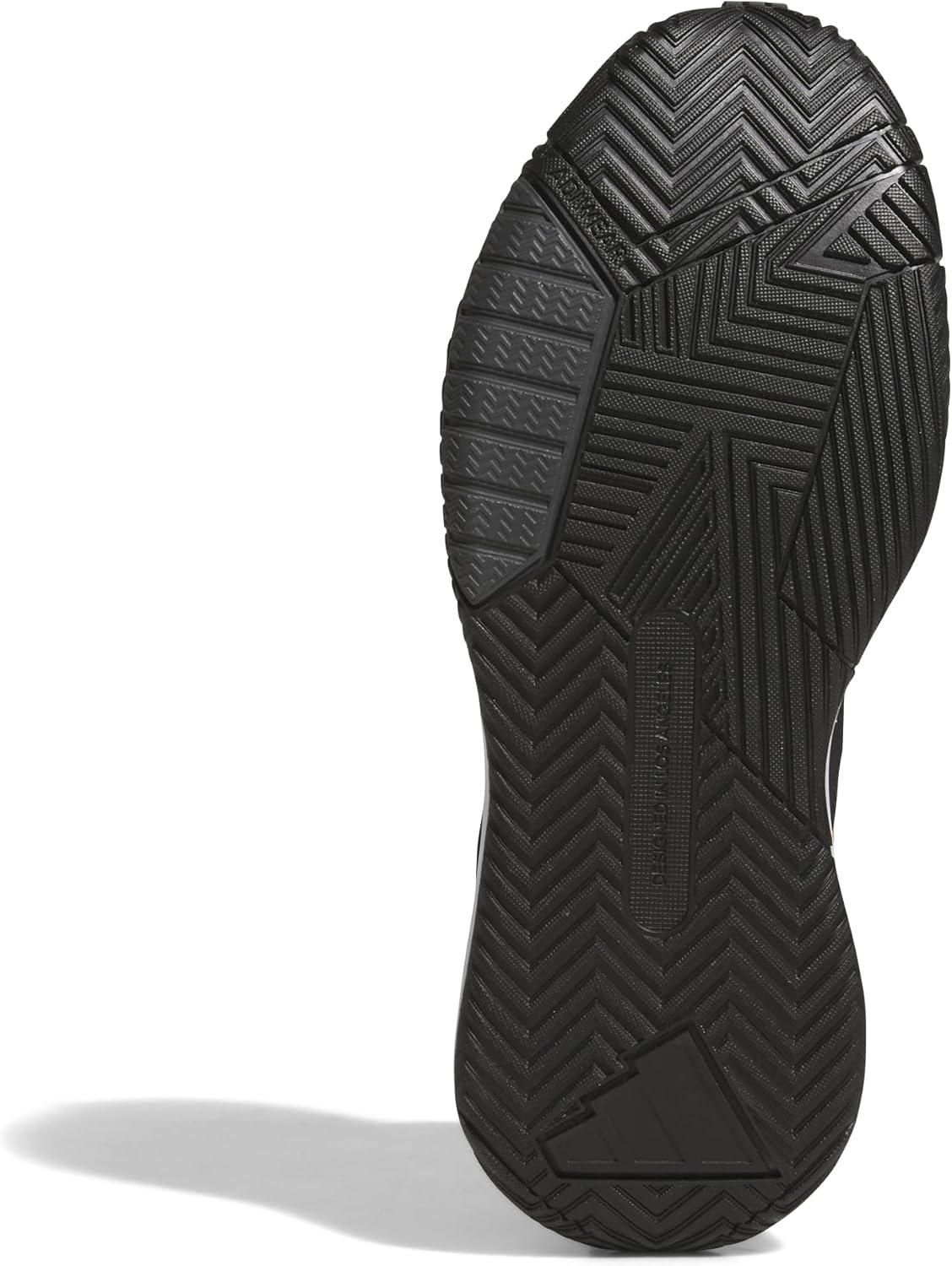image:imageadidas Mens Own The Game 30 Basketball ShoeBlackShock PinkSupplier Colour
