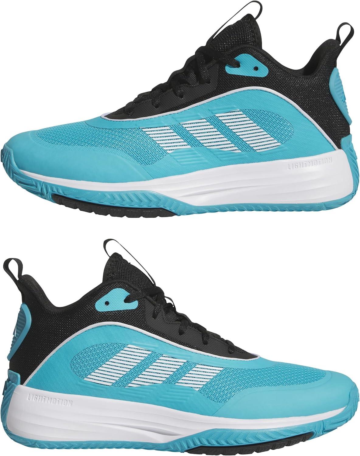 image:imageadidas Mens Own The Game 30 Basketball ShoeLucid Cyan Ftwr White Core Black