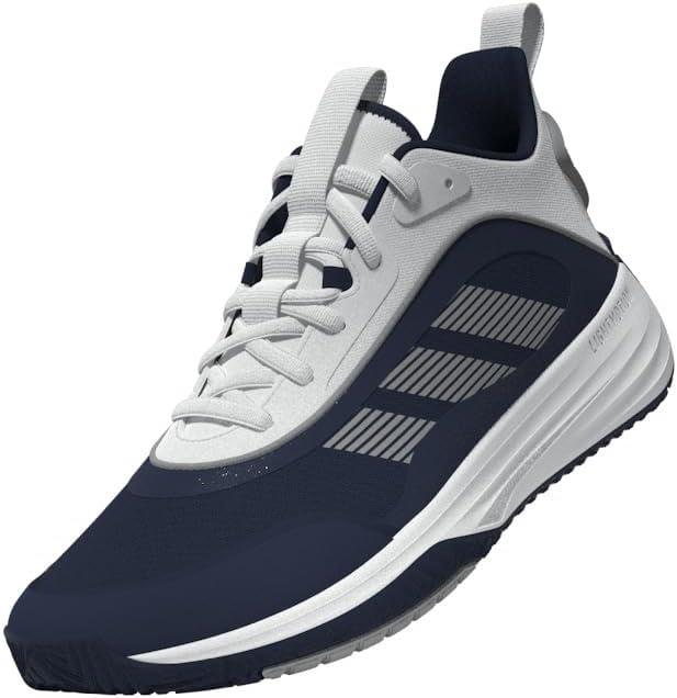 image:imageadidas Mens Own The Game 30 Basketball ShoeNight IndigoSolid GreyWhite