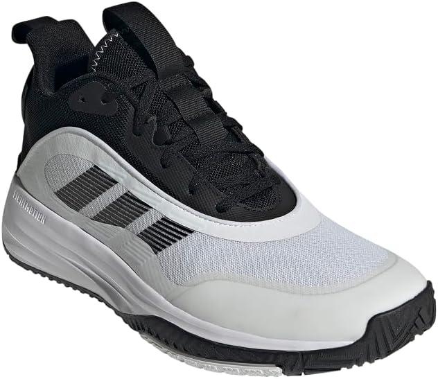 image:imageadidas Mens Own The Game 30 Basketball ShoeWhiteBlackBlack