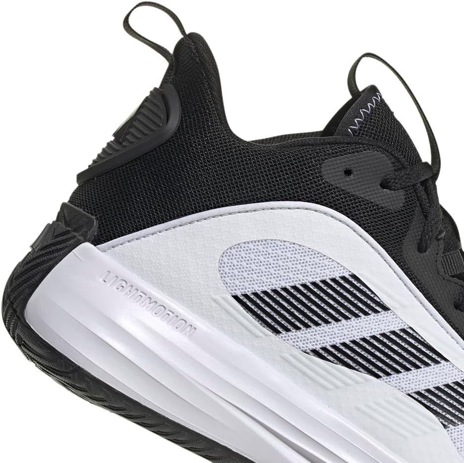 image:imageadidas Mens Own The Game 30 Basketball ShoeWhiteBlackBlack