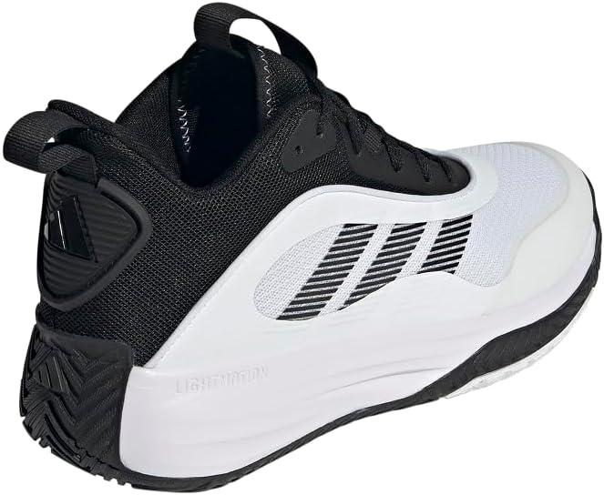image:imageadidas Mens Own The Game 30 Basketball ShoeWhiteBlackBlack