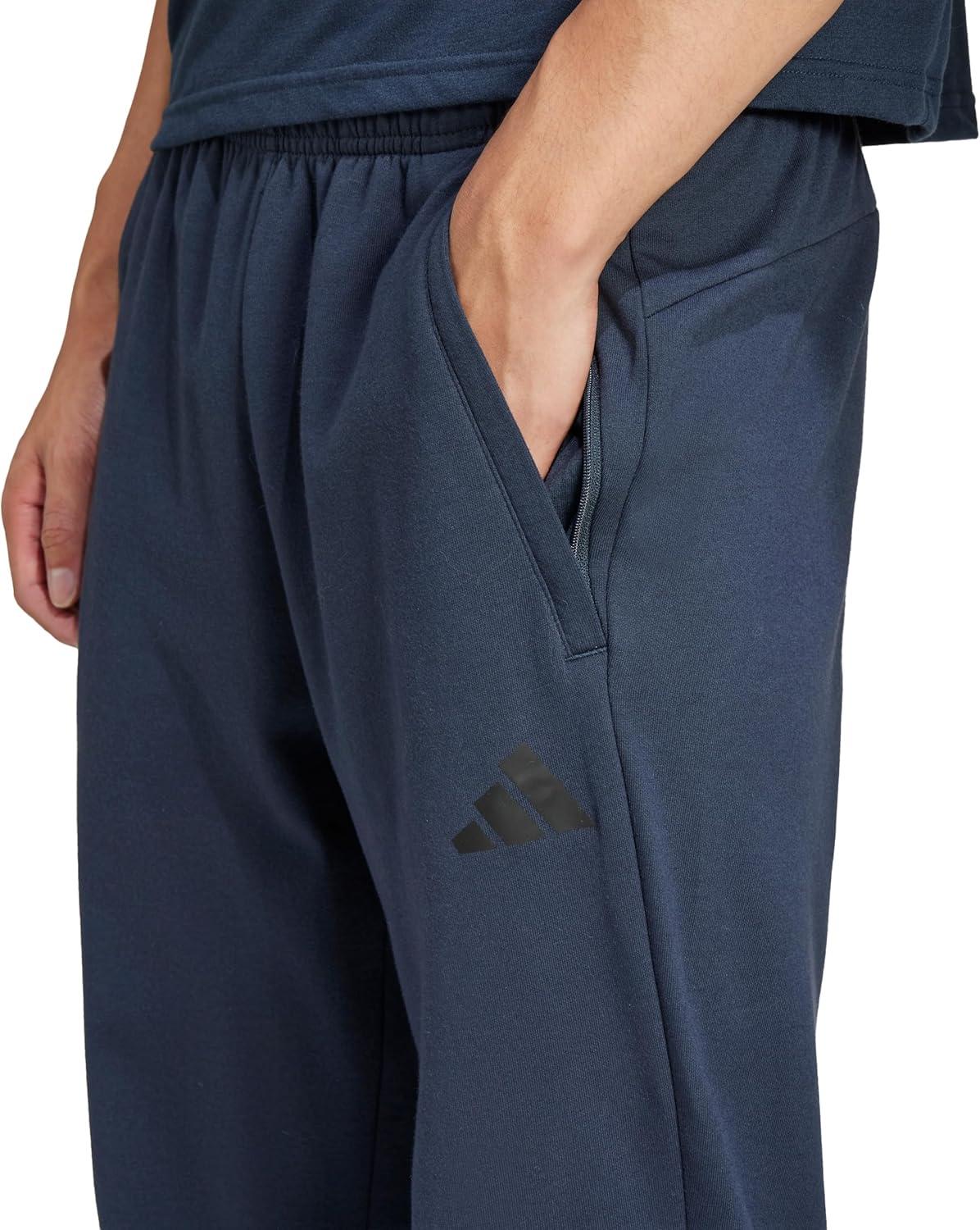 image:imageadidas Mens Train Essentials Feelready 78 PantsAurora Ink