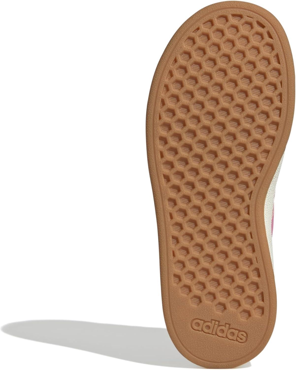 image:imageAdidas UnisexChild Grand Court 20 Elastic Lace amp StrapAurora RubyBliss PinkOff White