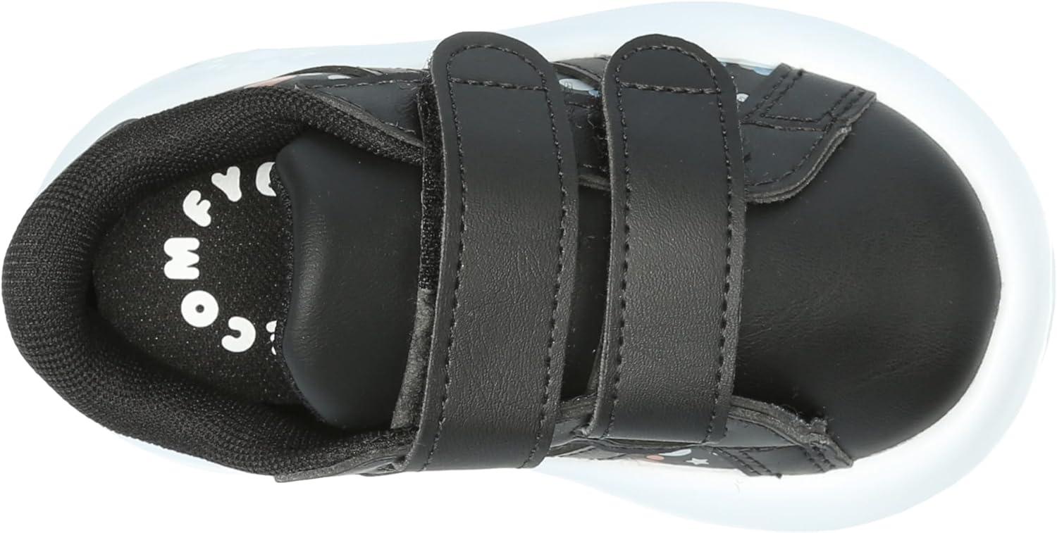 image:imageAdidas UnisexChild Grand Court 20 Elastic Lace amp StrapBlackBlackSilver Metallic