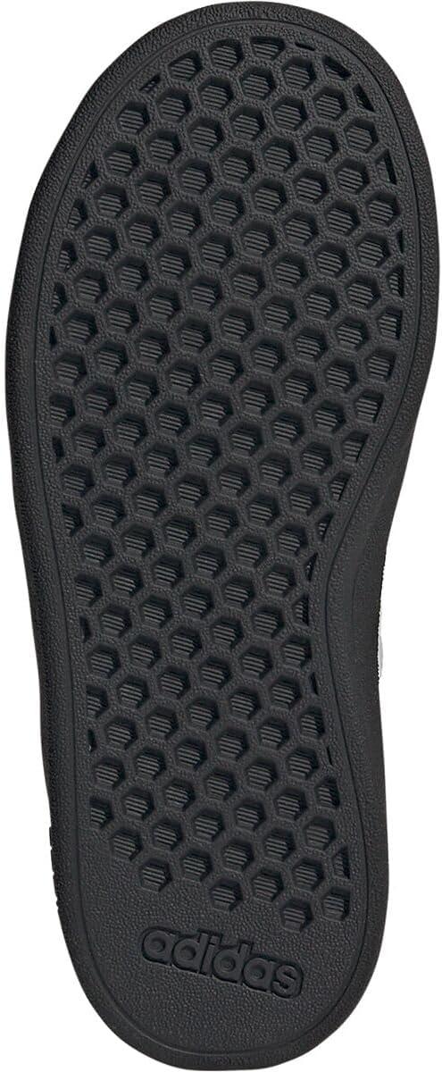 image:imageAdidas UnisexChild Grand Court 20 Elastic Lace amp StrapBlackWhiteGold Metallic