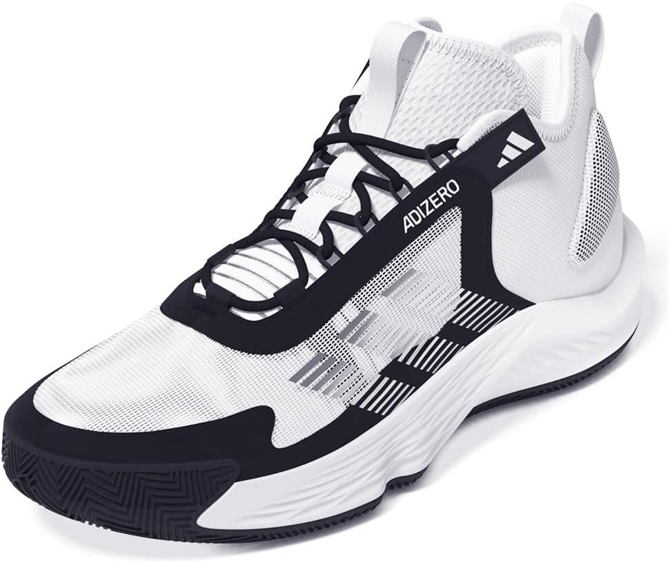 image:imageadidas Mens Adizero Select Team ShoesWhiteSilver MetallicBlack