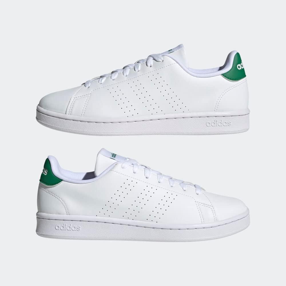 image:imageadidas Mens Advantage SneakerWhiteWhiteGreen
