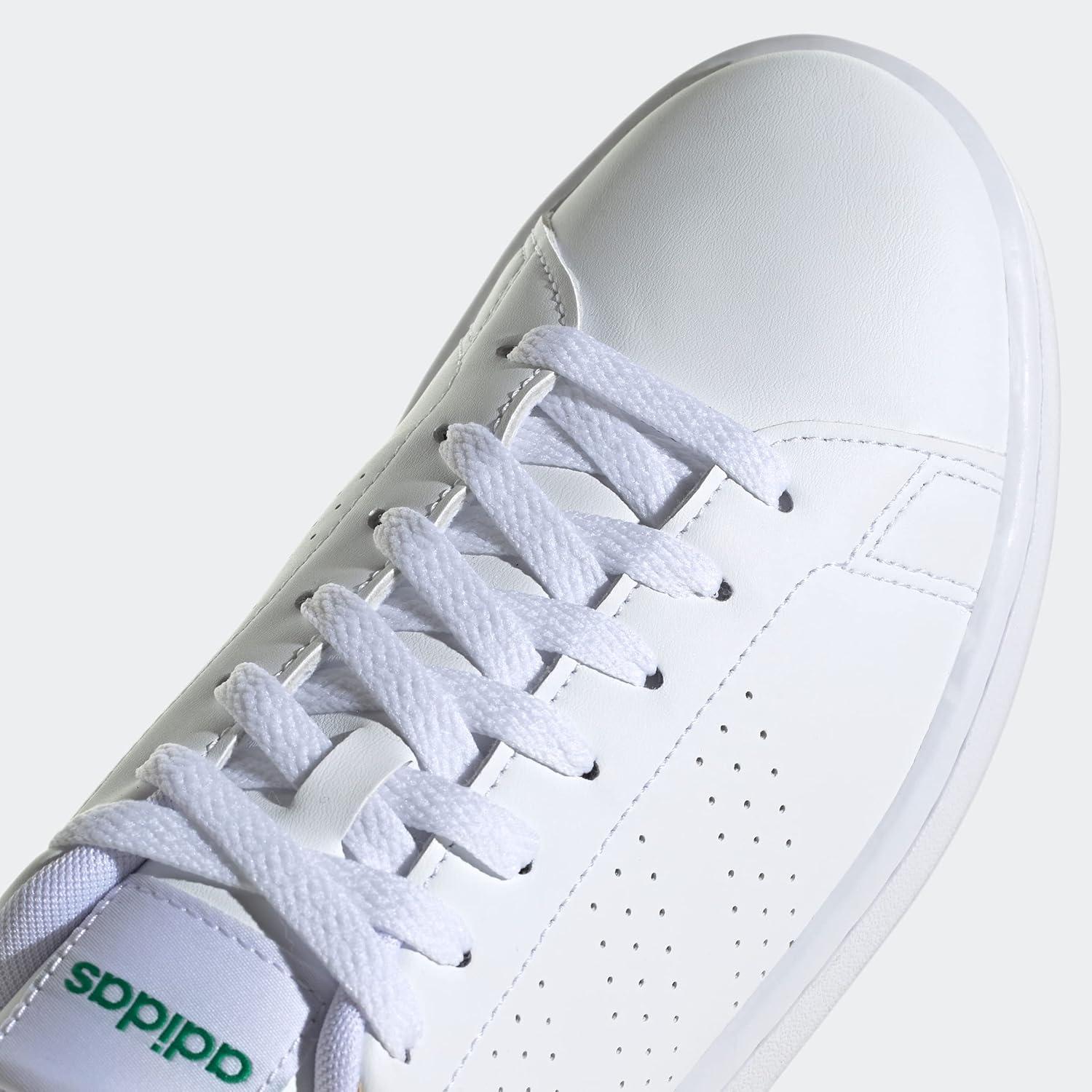 image:imageadidas Mens Advantage SneakerWhiteWhiteGreen