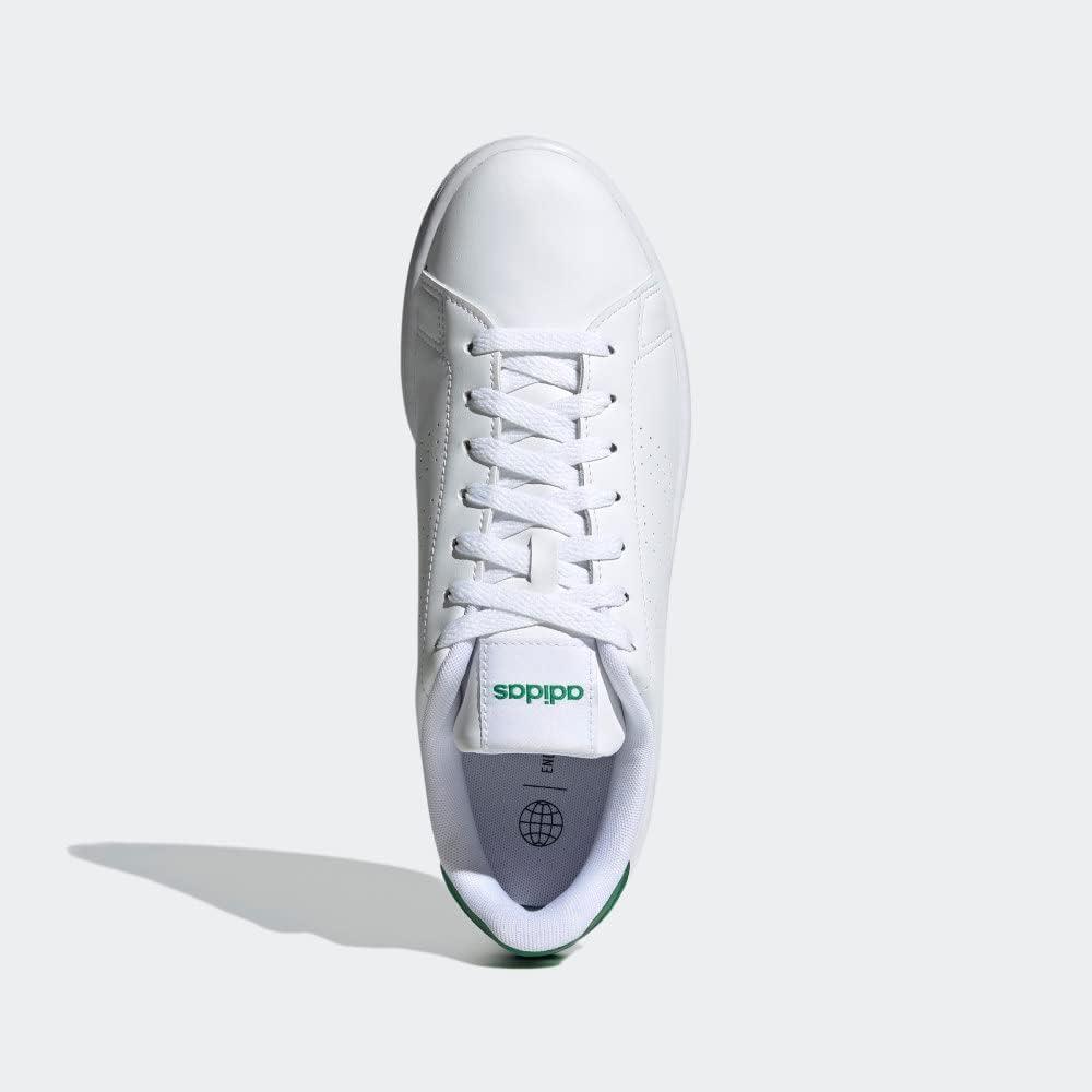 image:imageadidas Mens Advantage SneakerWhiteWhiteGreen