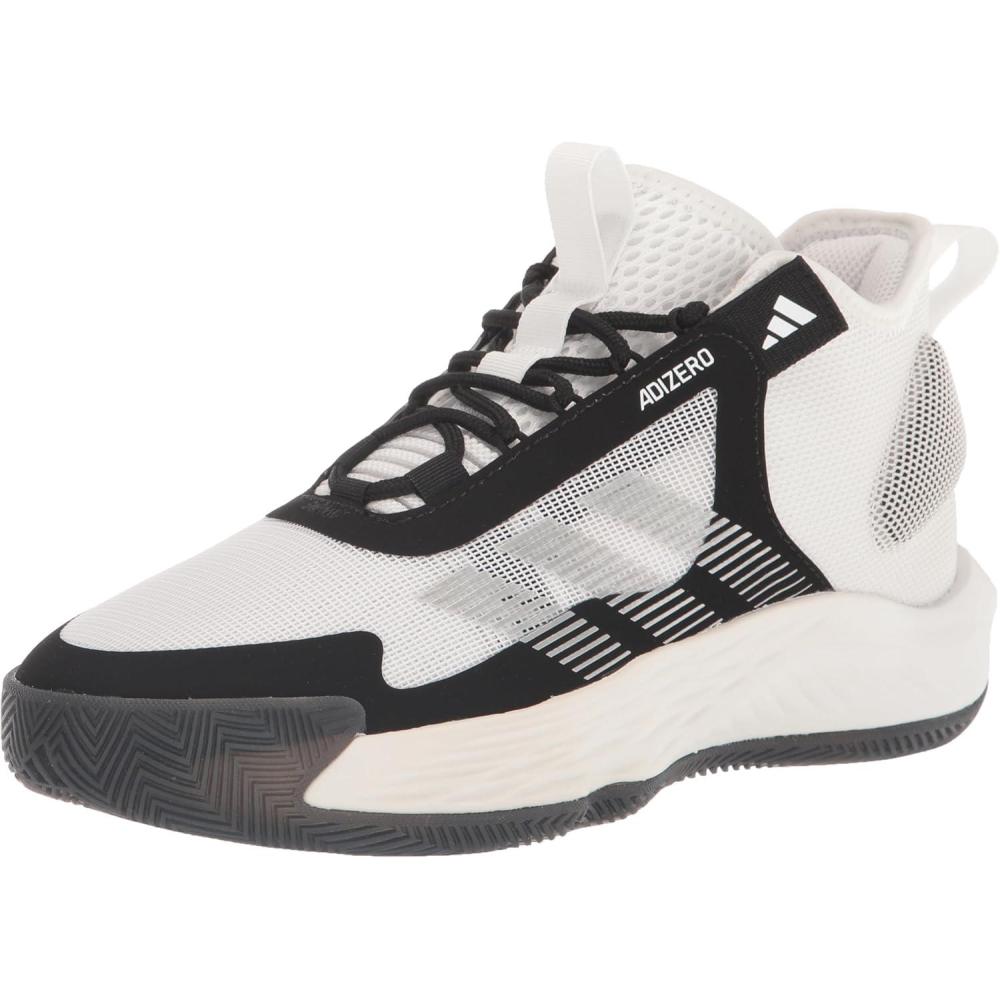 image:imageadidas Mens Adizero Select Team ShoesWhiteSilver MetallicBlack