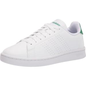 adidas Men’s Advantage Sneaker(White/White/Green)