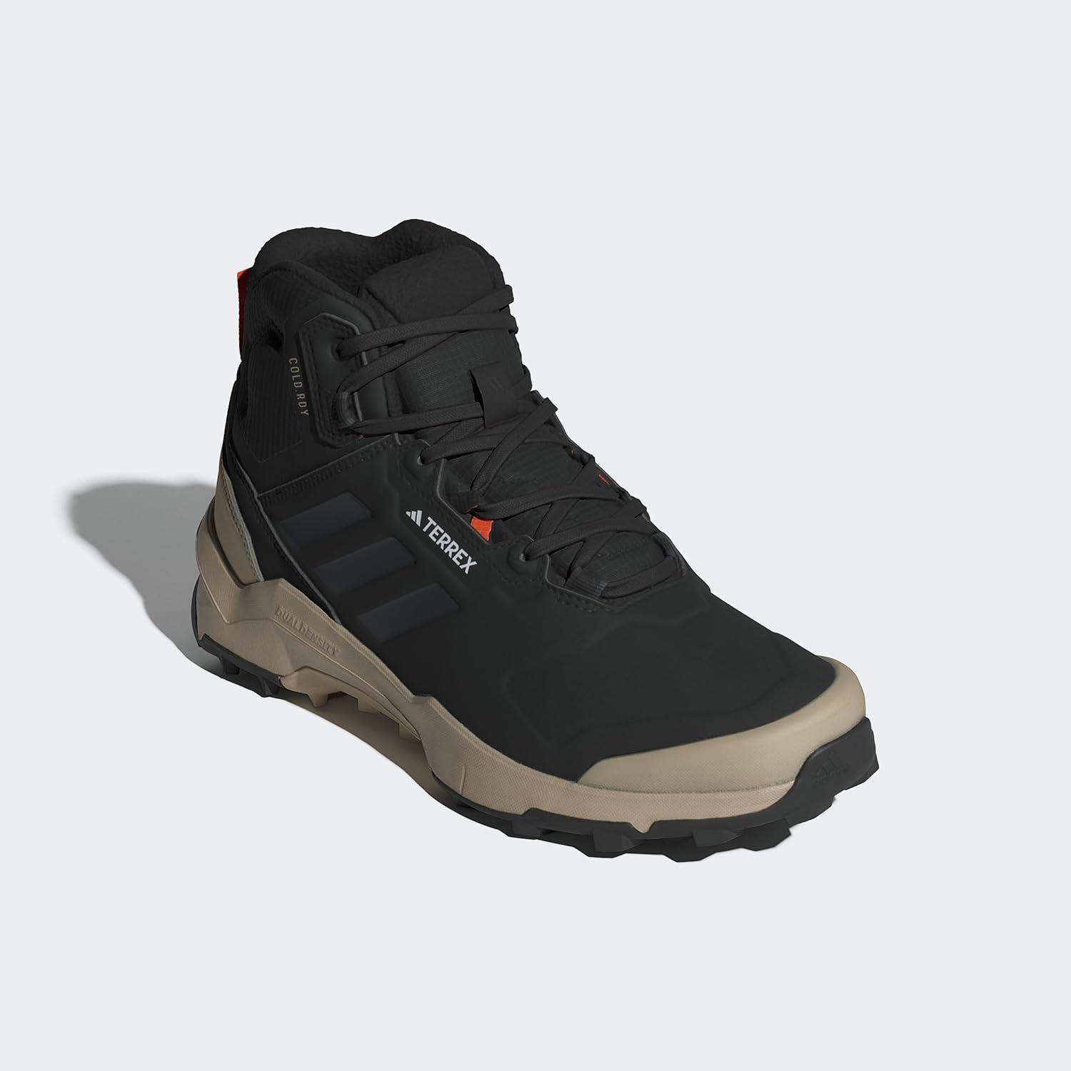 image:imageAdidas Mens Terrex Ax4 Mid ColdrdySneakerBlackCarbonSemi Impact Orange
