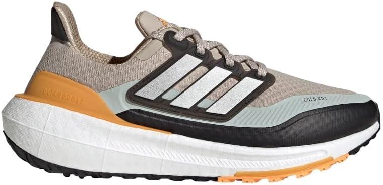 image:imageadidas Mens XPLR Boost Running Sneakers Shoes Beige BlackWonder BeigeSilver MetallicFlash Orange