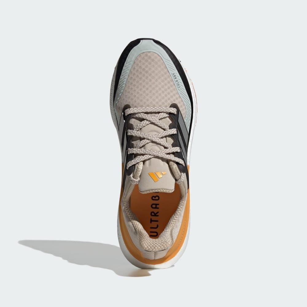 image:imageadidas Mens XPLR Boost Running Sneakers Shoes Beige BlackWonder BeigeSilver MetallicFlash Orange