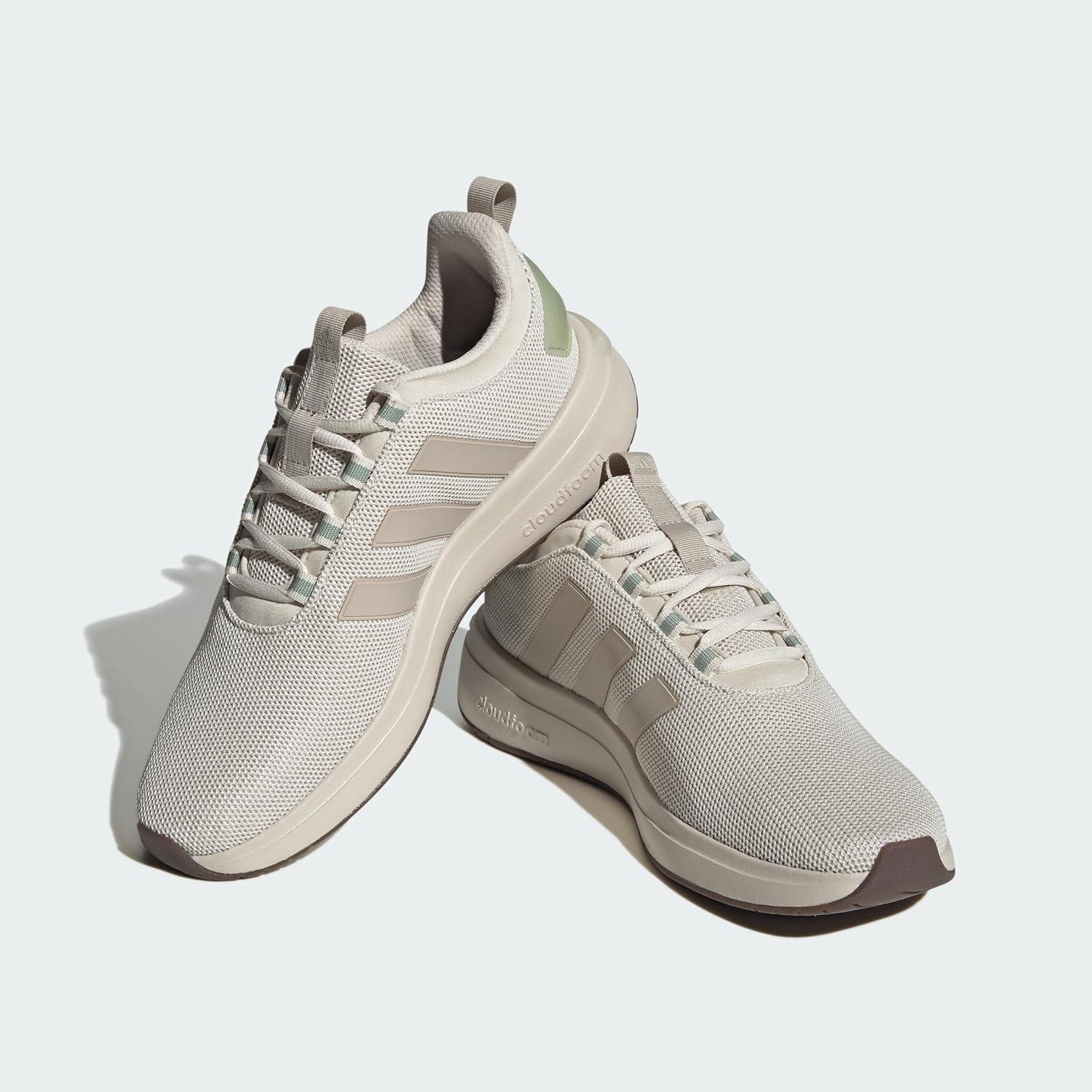 image:imageadidas MensMens Duramo SI Sneaker ShoesAluminium Wonder Beige Silver Green