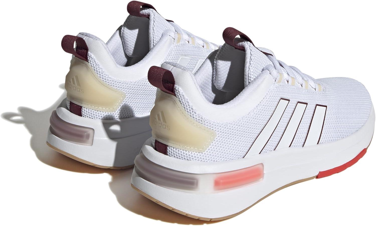 image:imageadidas MensMens Duramo SI Sneaker ShoesCloud White Cloud White Bright Red