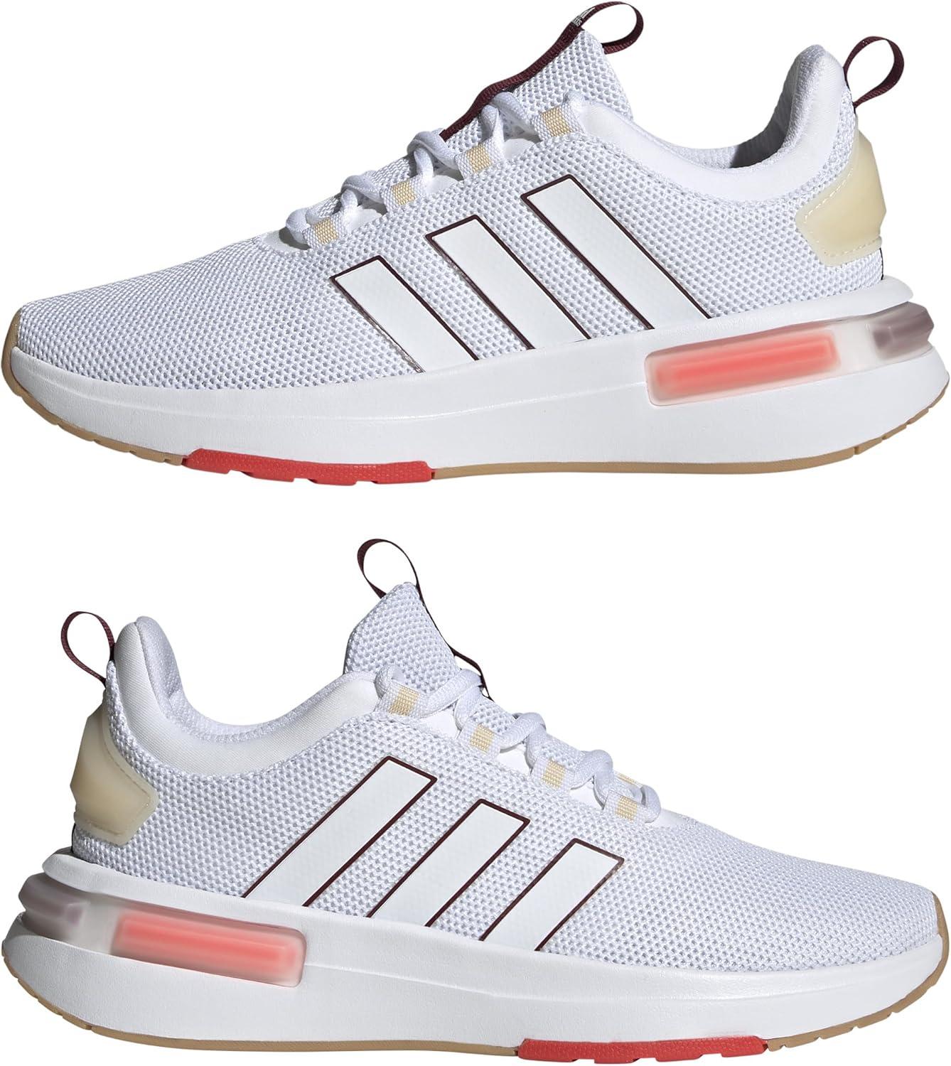 image:imageadidas MensMens Duramo SI Sneaker ShoesCloud White Cloud White Bright Red