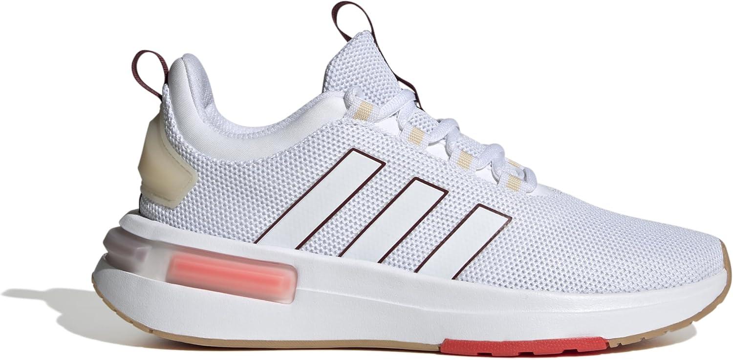image:imageadidas MensMens Duramo SI Sneaker ShoesCloud White Cloud White Bright Red