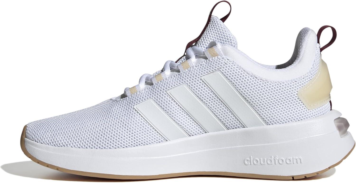 image:imageadidas MensMens Duramo SI Sneaker ShoesCloud White Cloud White Bright Red