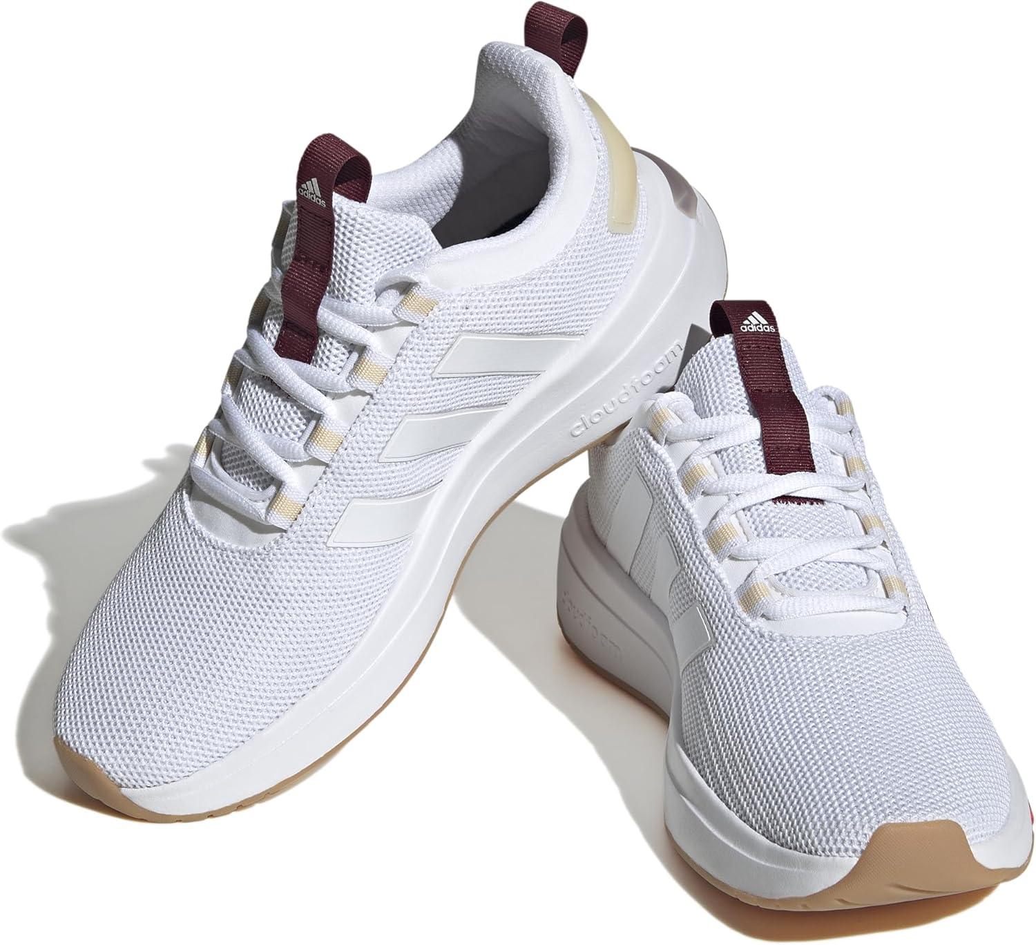 image:imageadidas MensMens Duramo SI Sneaker ShoesCloud White Cloud White Bright Red