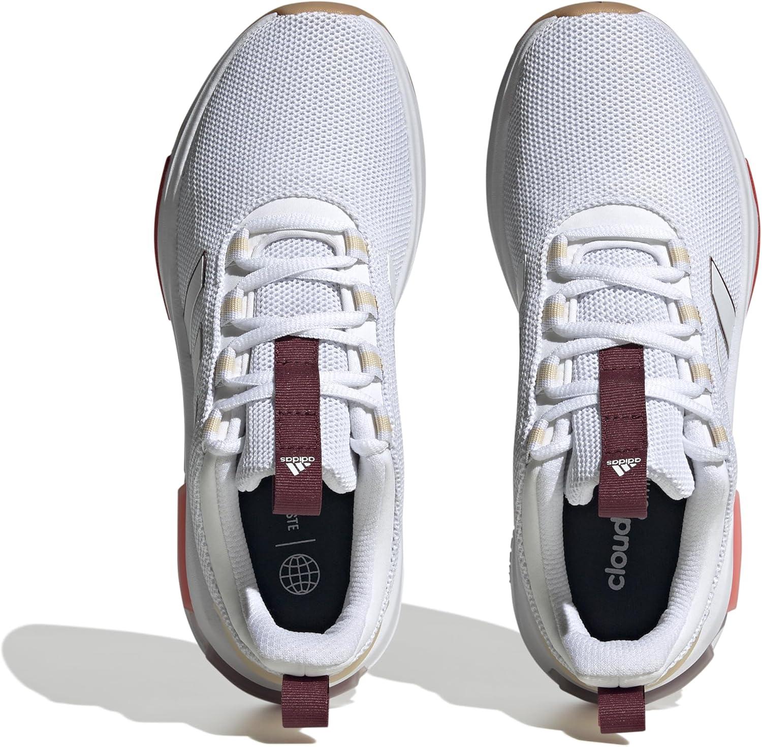 image:imageadidas MensMens Duramo SI Sneaker ShoesCloud White Cloud White Bright Red