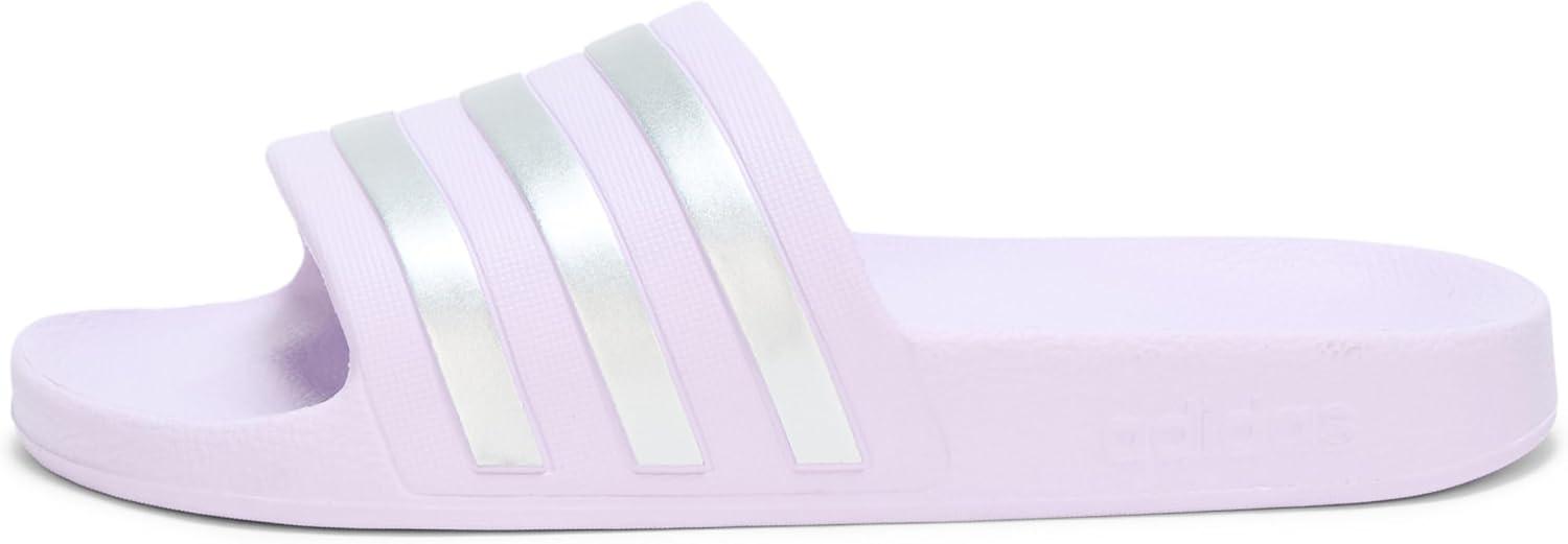 image:imageadidas Womens Adilette SandalIce LavenderMatte SilverMatte Silver