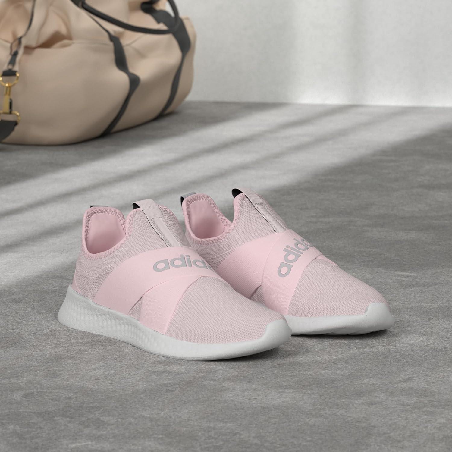 image:imageadidas Womens Puremotion Adapt SneakersAlmost PinkAlmost PinkClear Pink