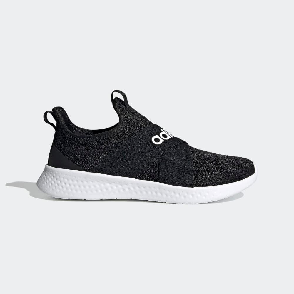 image:imageadidas Womens Puremotion Adapt SneakersCore BlackFootwear WhiteGrey Five