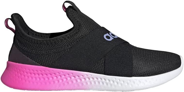 image:imageadidas Womens Puremotion Adapt SneakersCore BlackLight PurpleScreaming Pink