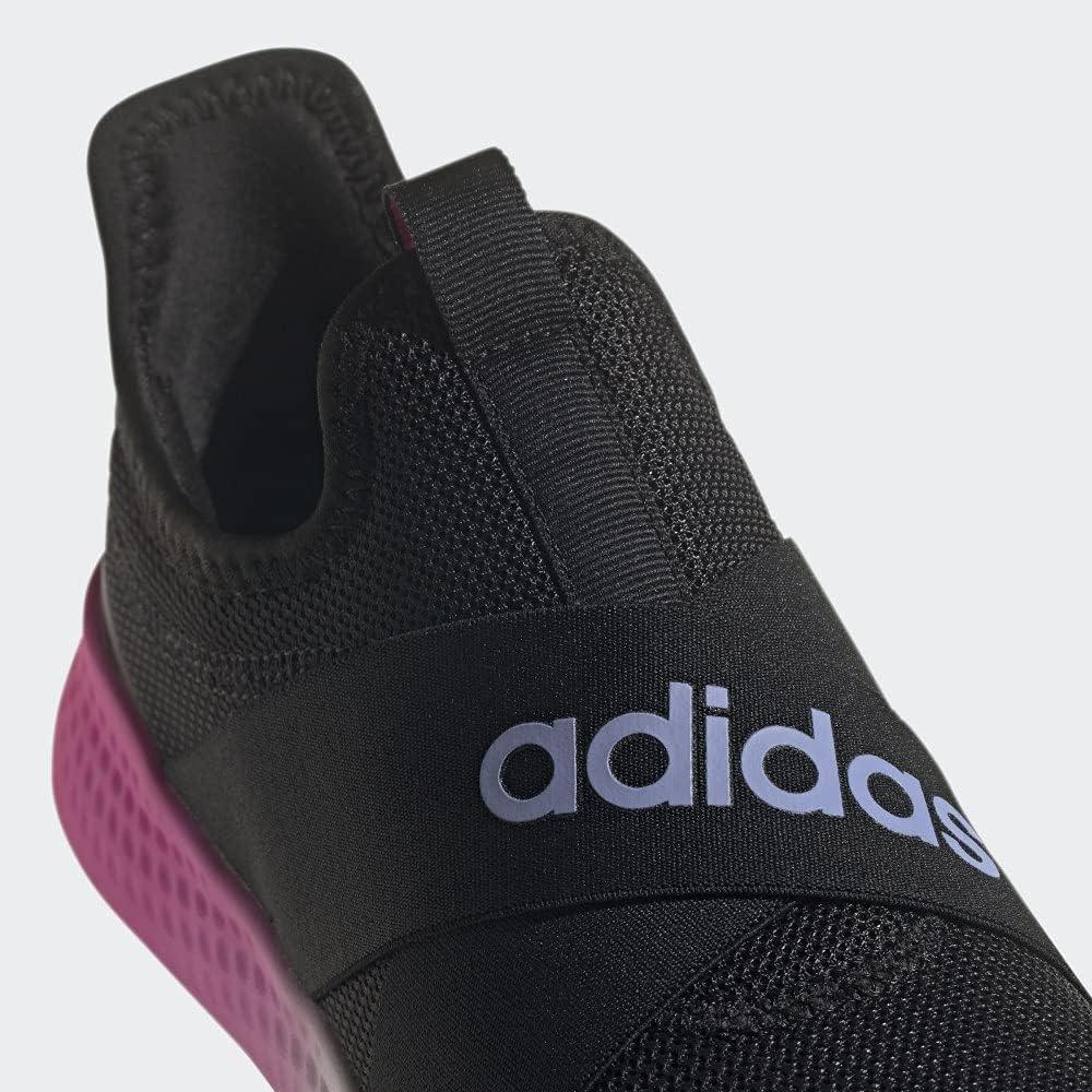 image:imageadidas Womens Puremotion Adapt SneakersCore BlackLight PurpleScreaming Pink