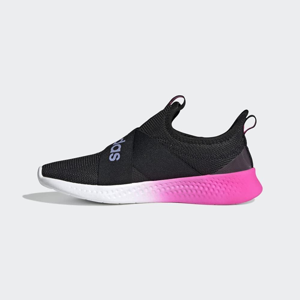 image:imageadidas Womens Puremotion Adapt SneakersCore BlackLight PurpleScreaming Pink