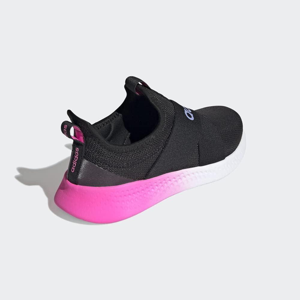 image:imageadidas Womens Puremotion Adapt SneakersCore BlackLight PurpleScreaming Pink