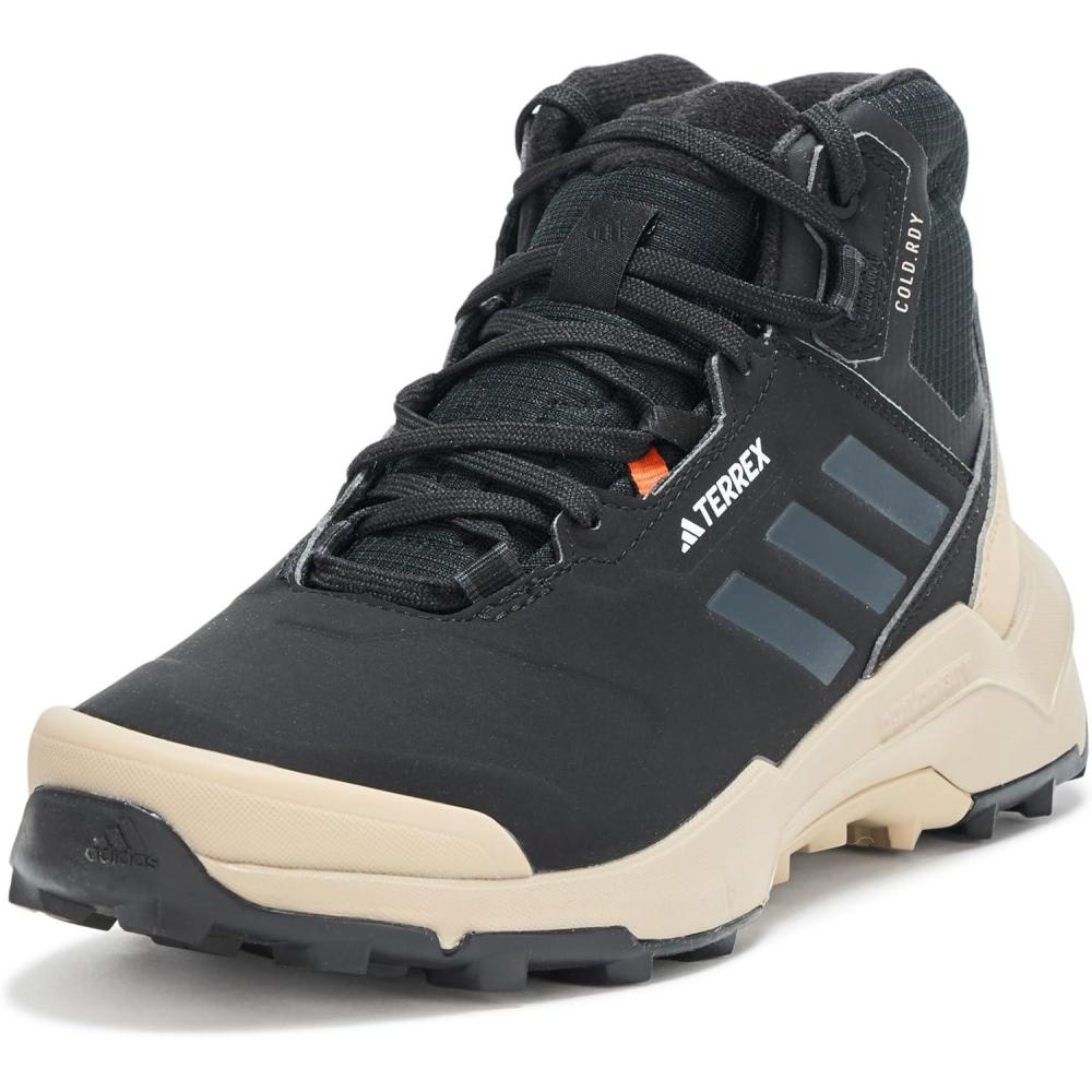 image:imageAdidas Mens Terrex Ax4 Mid ColdrdySneakerBlackCarbonSemi Impact Orange