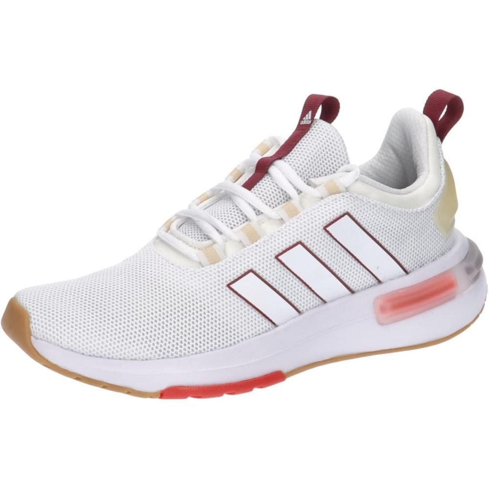 image:imageadidas MensMens Duramo SI Sneaker ShoesCloud White Cloud White Bright Red
