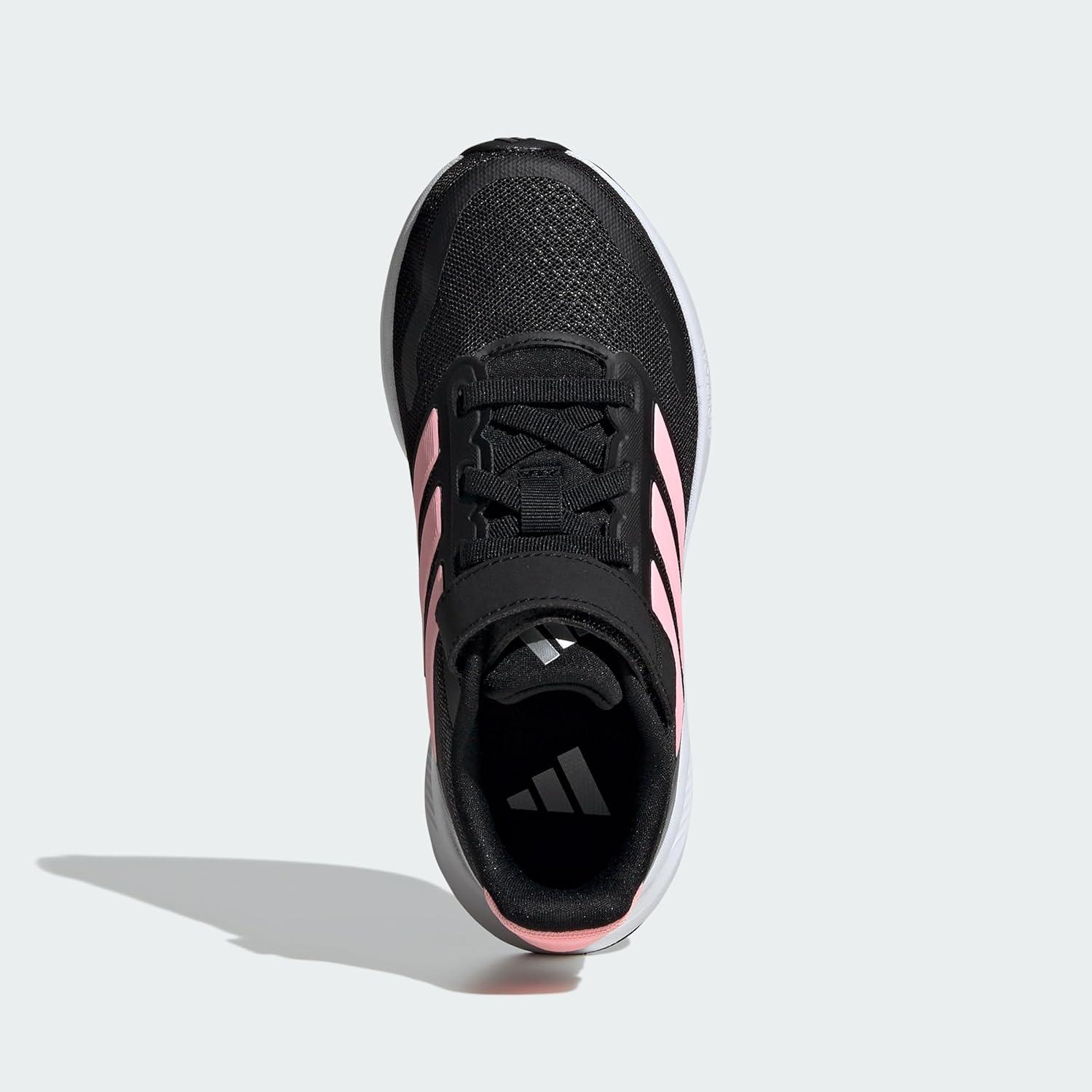 image:imageAdidas UnisexBaby Run Falcon 5BlackPink SparkSilver Metallic