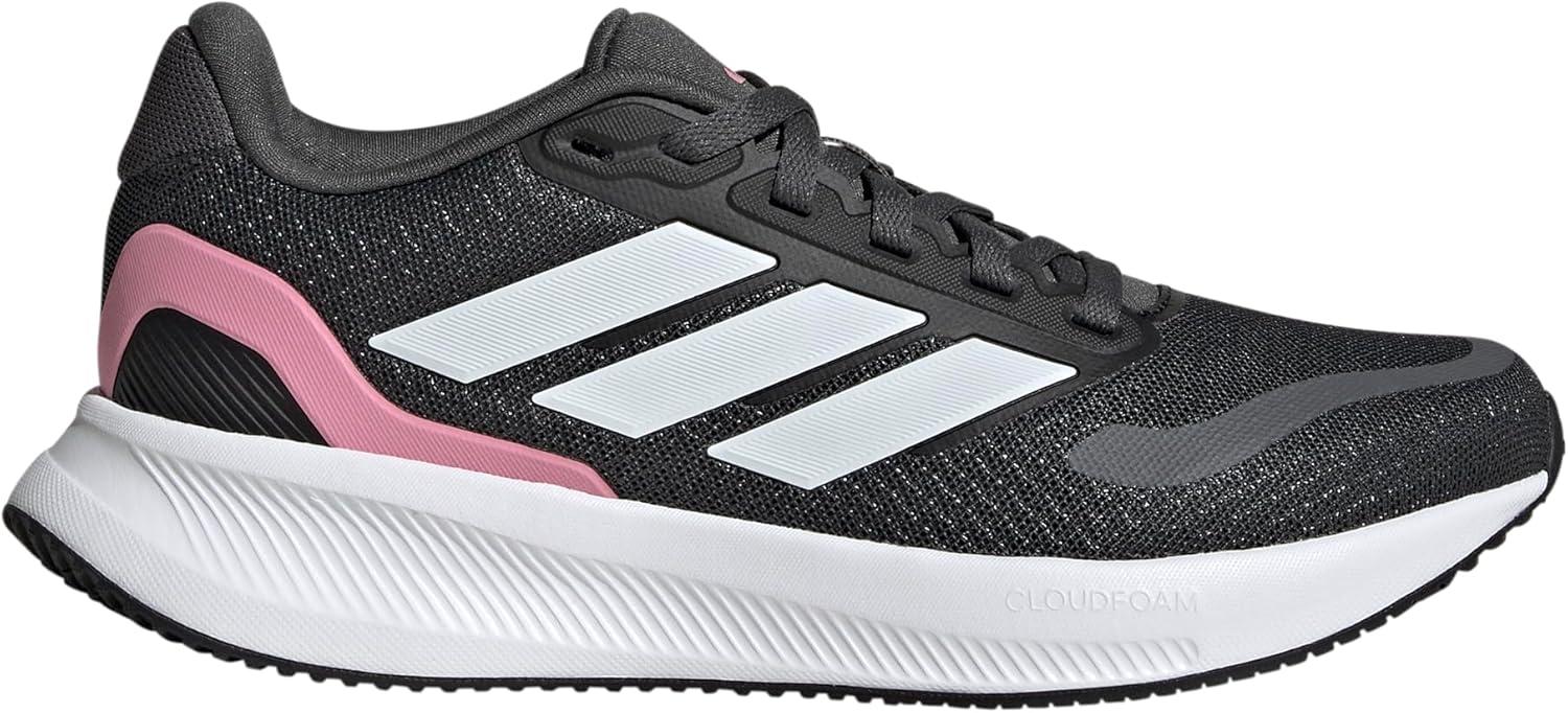 image:imageAdidas UnisexBaby Run Falcon 5GreyCrystal WhiteBliss Pink