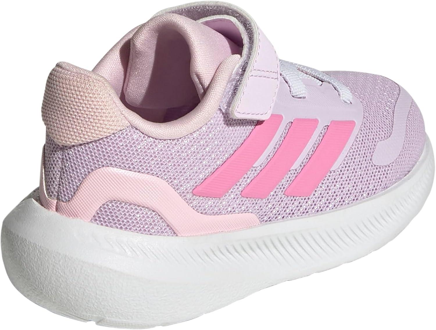 image:imageAdidas UnisexBaby Run Falcon 5Ice LavenderWhiteClear Pink