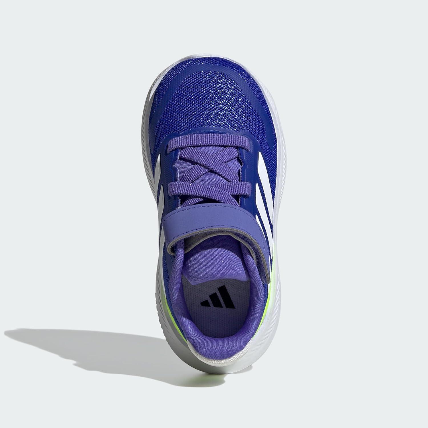 image:imageAdidas UnisexBaby Run Falcon 5Lucid Blue Cloud White Lucid Lemon