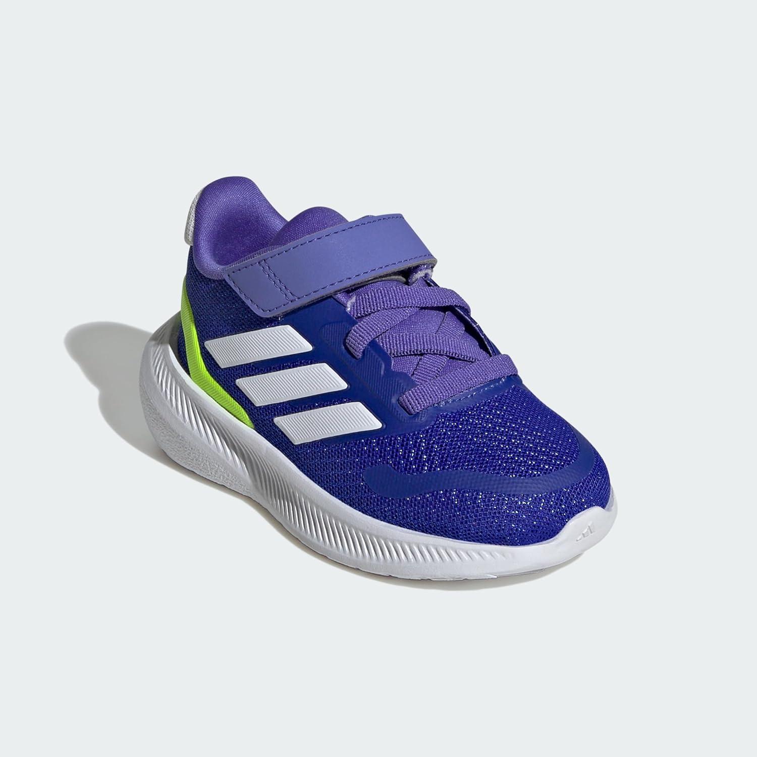 image:imageAdidas UnisexBaby Run Falcon 5Lucid Blue Cloud White Lucid Lemon