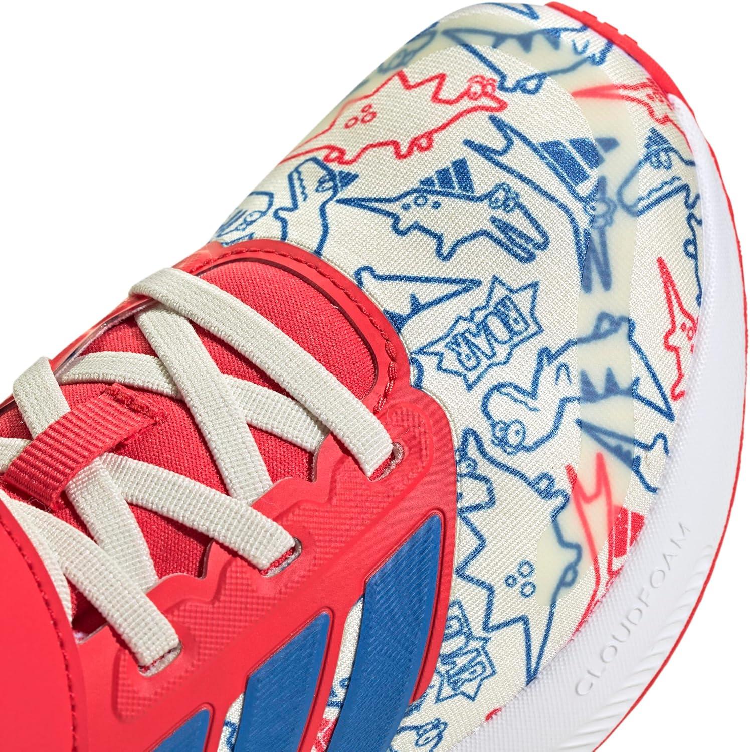 image:imageAdidas UnisexBaby Run Falcon 5Off WhiteBright RoyalSemi Lucid Red