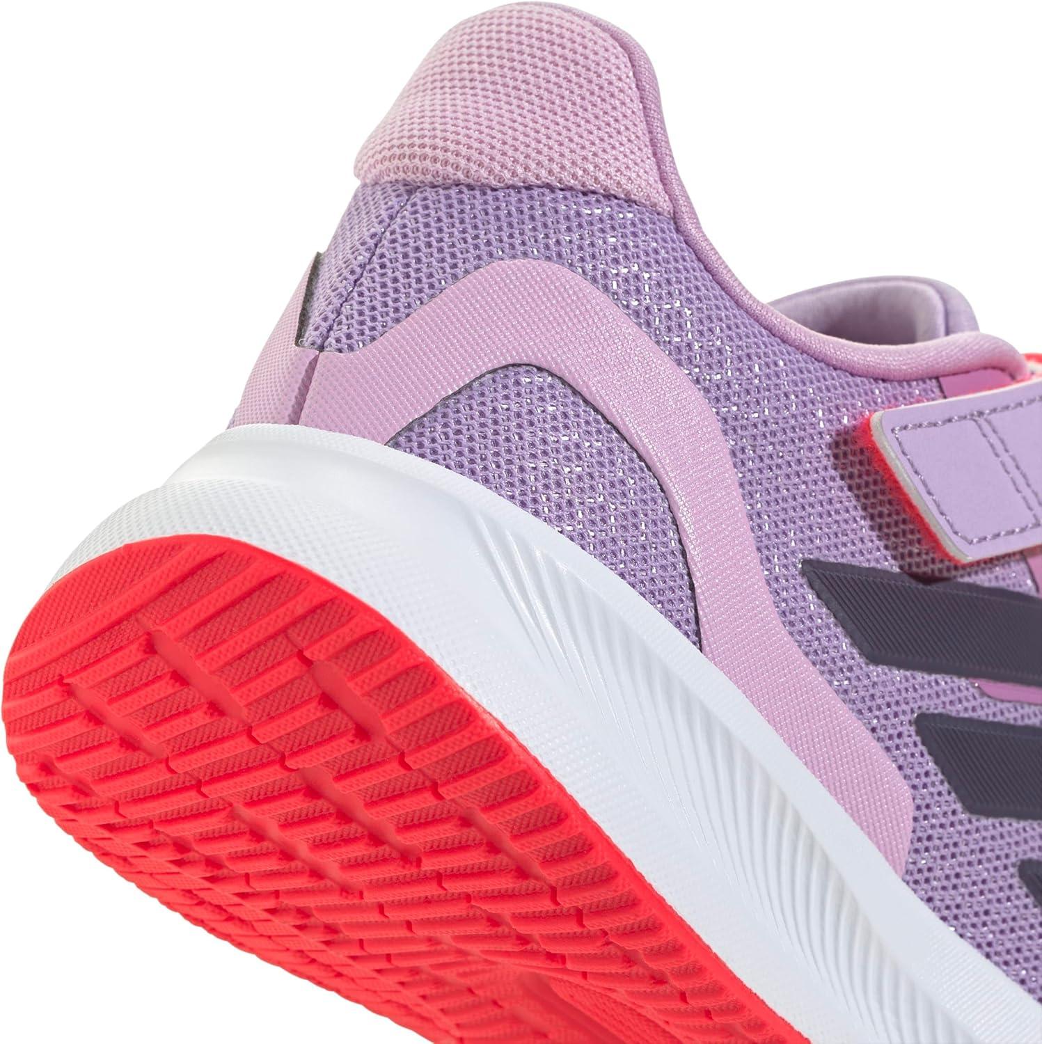 image:imageAdidas UnisexBaby Run Falcon 5Powder PlumAurora PlumLucid Red