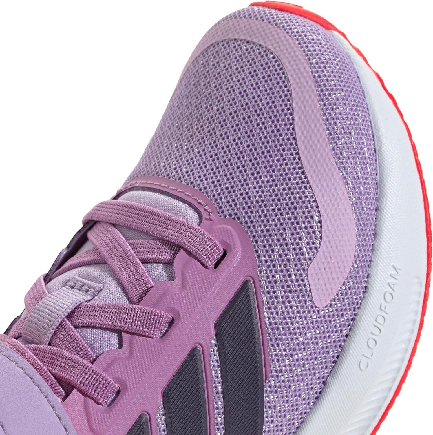 image:imageAdidas UnisexBaby Run Falcon 5Powder PlumAurora PlumLucid Red
