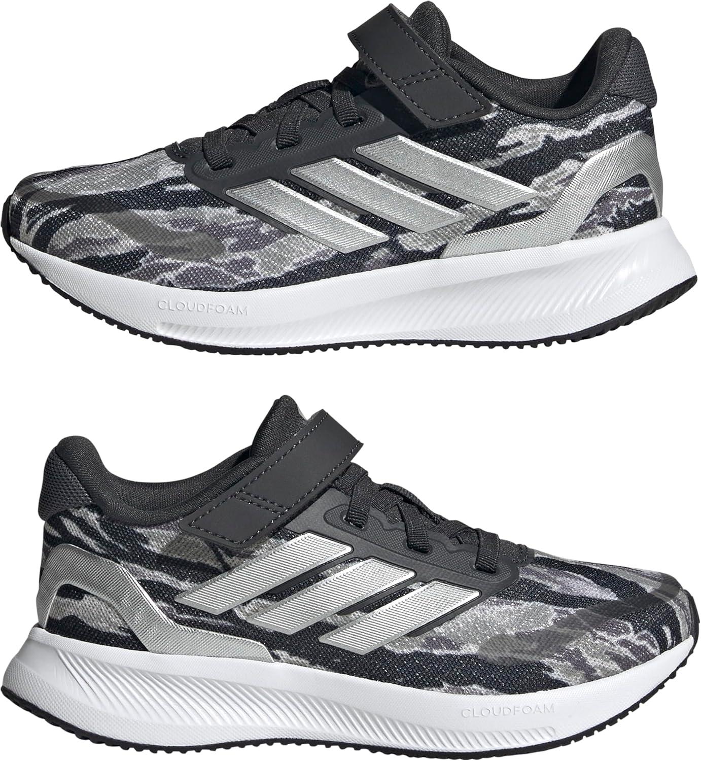 image:imageAdidas UnisexBaby Run Falcon 5Silver PebbleSilver MetallicCarbon