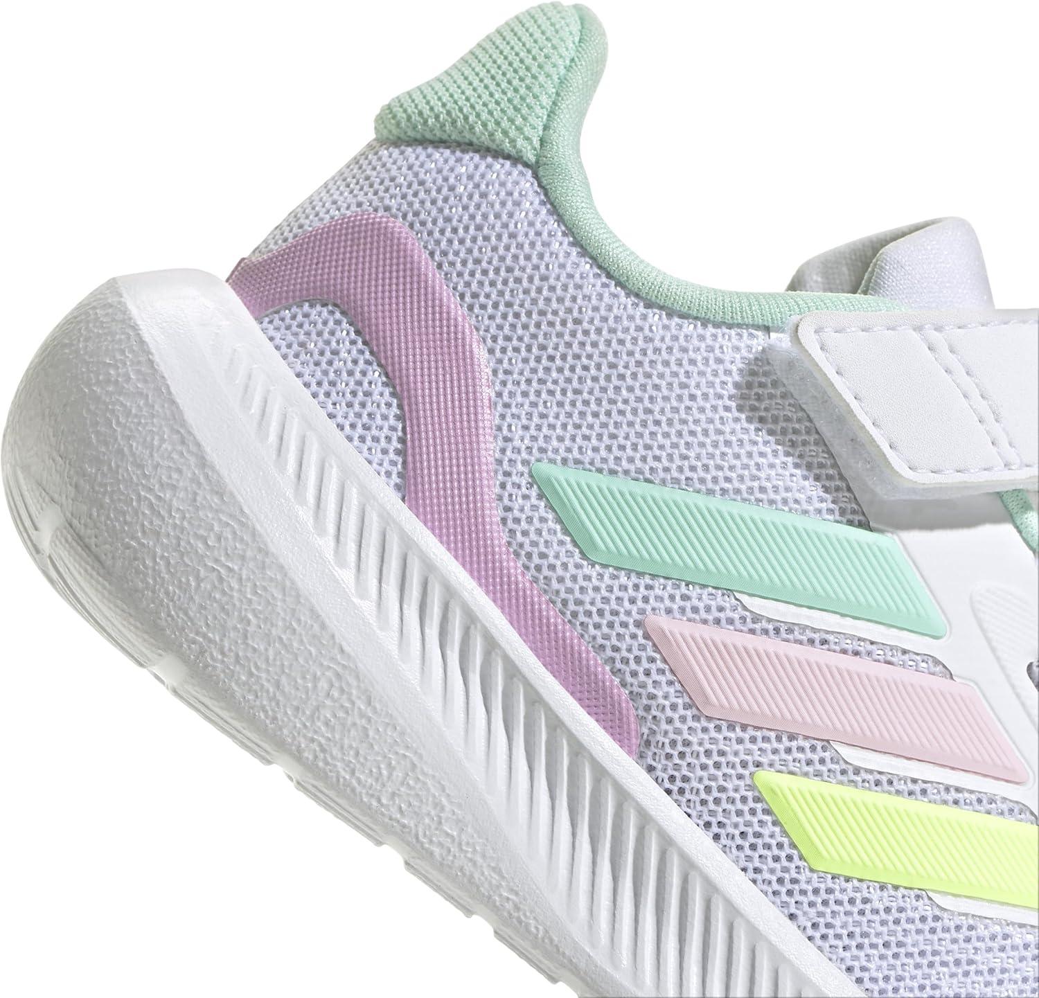 image:imageAdidas UnisexBaby Run Falcon 5WhiteClear MintClear Pink