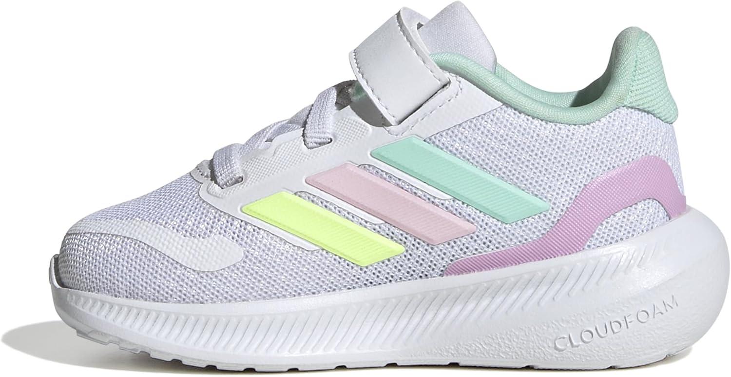 image:imageAdidas UnisexBaby Run Falcon 5WhiteClear MintClear Pink