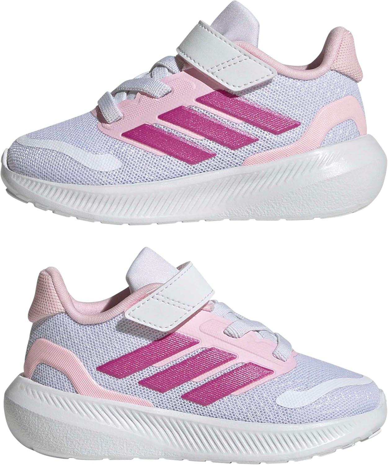 image:imageAdidas UnisexBaby Run Falcon 5WhiteClear PinkGrey