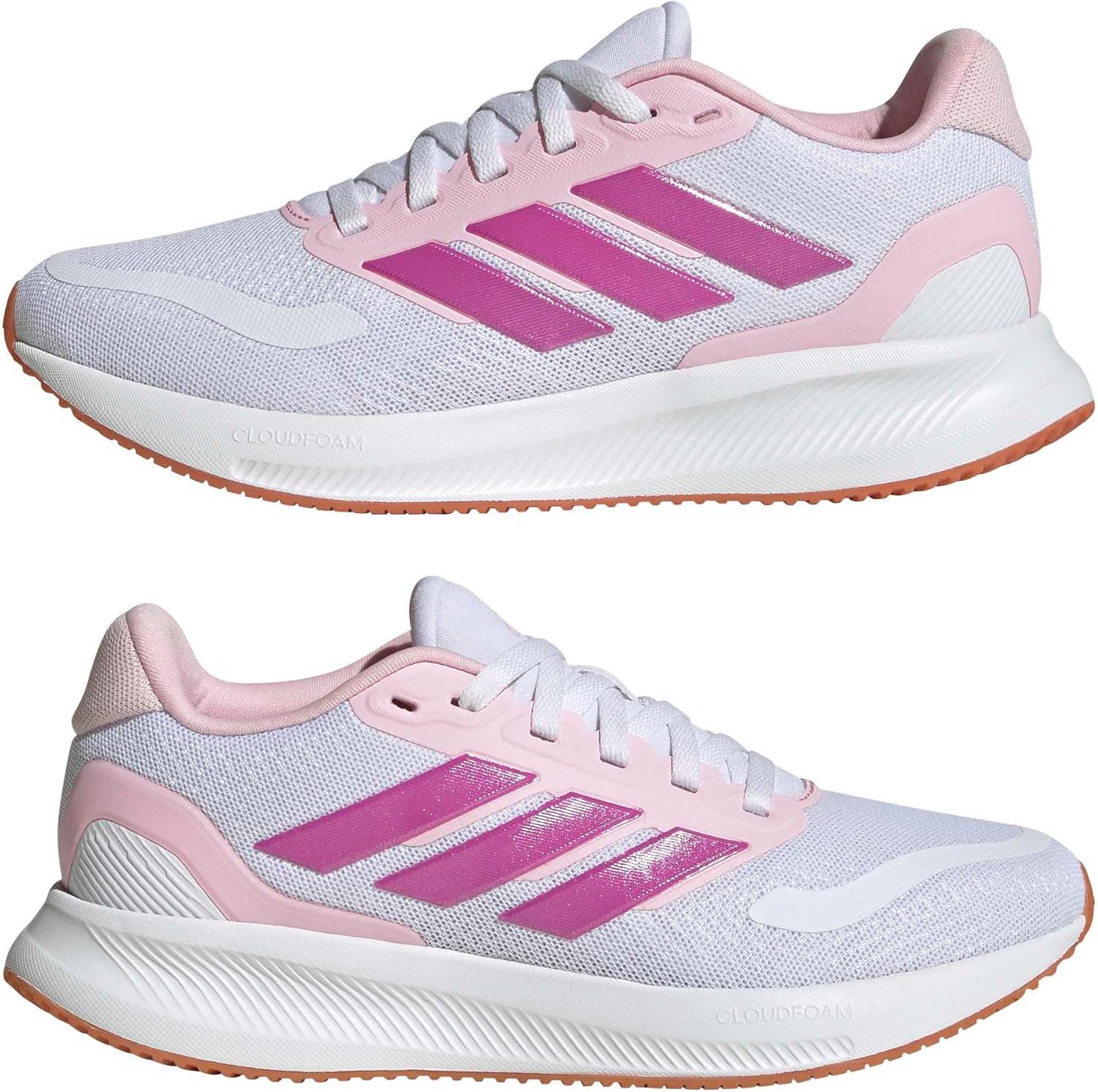image:imageAdidas UnisexBaby Run Falcon 5WhiteClear PinkGum