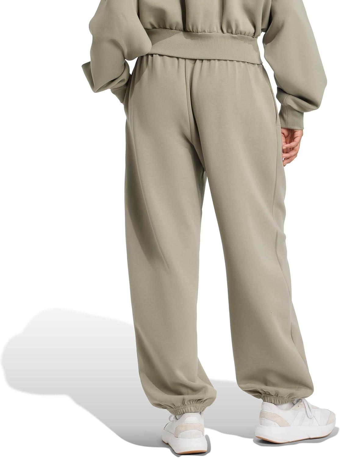 image:imageAdidas Womens All Szn Soft Lux Loose PantsSilver Pebble
