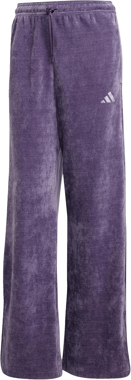 image:imageAdidas Womens House of Tiro Velour Open Hem PantsAurora Plum
